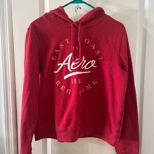 Aeropostale Red Hoodie Sweater